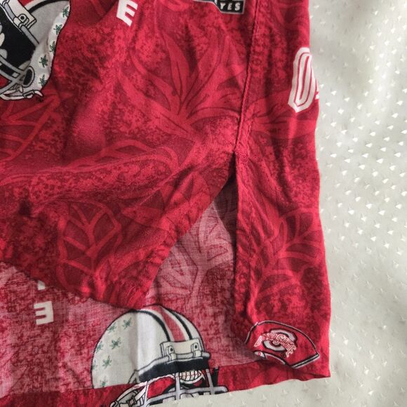 Rayn Spooner Ohio State Shirt Mens XL Buckeyes OSU Hawaiian Brutus Football - Picture 6 of 9